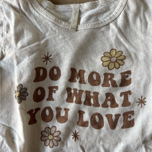 Rylee + Cru Kids Cream Graphic Long-Sleeve Top - Neutral Floral & Deer Prints - Picture 4 of 5